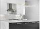 Contemporary kitchen features sleek dark cabinetry and a marble countertop at 5341 Lake Pearl Ct, Tampa, FL 33625