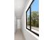 Light-filled hallway with modern doors and large window at 5341 Lake Pearl Ct, Tampa, FL 33625