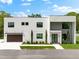 Modern two-story home with attached garage and landscaping at 5341 Lake Pearl Ct, Tampa, FL 33625