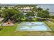 Aerial view of a community park with a basketball court and playground at 424 Bahia Beach Blvd, Ruskin, FL 33570