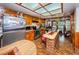 Kitchen featuring an island, stainless steel appliances, and wood cabinets at 2271 Keystone Rd, Tarpon Springs, FL 34688
