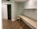 Home office features built-in workspace and storage at 4115 Murfield E Dr, Bradenton, FL 34203