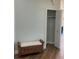Spacious coat closet with built-in shelving and rods at 4115 Murfield E Dr, Bradenton, FL 34203
