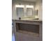 Bathroom with a niche and granite countertops at 4115 Murfield E Dr, Bradenton, FL 34203