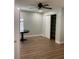Bright dining area with round table and ceiling fan at 4115 Murfield E Dr, Bradenton, FL 34203