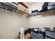Organized closet with wire shelving for storage at 184 Valencia Cir, St Petersburg, FL 33716