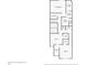 Floor plan of a two-story home showing the layout of the second floor at 184 Valencia Cir, St Petersburg, FL 33716