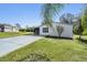 Single-wide manufactured home with carport and well-maintained lawn at 37700 Neukom Ave, Zephyrhills, FL 33541
