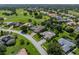 Residential neighborhood featuring lush golf course views with mature trees at 13216 Legends Trl, Dade City, FL 33525
