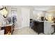 Cozy living room featuring a comfortable seating area and convenient storage at 329 Grayston Pl # 112, Sun City Center, FL 33573