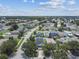 Aerial view of the house and surrounding neighborhood at 17350 Garden Heath Ct, Land O Lakes, FL 34638