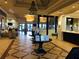 Elegant community clubhouse lobby with stylish decor at 15953 Cobble Mill Dr, Wimauma, FL 33598