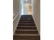 Carpeted staircase leading to the upper level of the home at 18320 Fattoria Ter, Lakewood Ranch, FL 34211