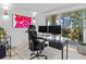 Bright home office with dual monitors, providing a workspace with ocean views at 780 Eldorado Ave, Clearwater, FL 33767