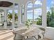 Casual dining area with ocean views; light and airy at 780 Eldorado Ave, Clearwater, FL 33767
