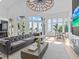 Sunlit living room offers ocean views and comfortable seating at 780 Eldorado Ave, Clearwater, FL 33767