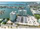 Wide aerial view of the waterfront community at 400 64Th Ave # 704, St Pete Beach, FL 33706