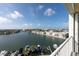 Panoramic water view with boats and cityscape at 400 64Th Ave # 704, St Pete Beach, FL 33706