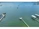 Waterfront view with boats and a dock at 100 Bluff View Dr # 404A, Belleair Bluffs, FL 33770