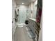 Modern bathroom with a large shower and double vanity at 2714 Chestnut Creek Pl, Brandon, FL 33510