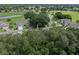High-angle view of a single-Gathering home nestled within a community at 604 Masterpiece Dr # 604, Sun City Center, FL 33573