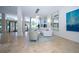 Spacious lobby with comfortable seating area and large windows at 707 S Gulfstream Ave # 602, Sarasota, FL 34236