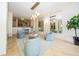 Lobby with comfortable seating, stylish decor, and natural light at 707 S Gulfstream Ave # 602, Sarasota, FL 34236