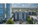 Aerial view of a condo building near the water at 707 S Gulfstream Ave # 602, Sarasota, FL 34236