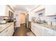 Modern kitchen with granite countertops and stainless steel appliances at 707 S Gulfstream Ave # 602, Sarasota, FL 34236