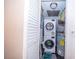 Stackable washer and dryer in closet at 707 S Gulfstream Ave # 602, Sarasota, FL 34236