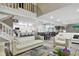 Open floor plan showcasing kitchen, living, and dining areas at 240 Windward Psge # 605, Clearwater Beach, FL 33767