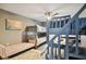 Bedroom with bunk beds, a daybed, and ceiling fan at 240 Windward Psge # 605, Clearwater Beach, FL 33767
