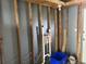 Unfinished utility room with plumbing and electrical at 6048 Ridgeway Dr, Zephyrhills, FL 33542