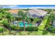 Relaxing pool and spa area with screened enclosure at 15503 Corona Del Mar Dr, Wimauma, FL 33598