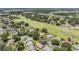 Aerial view of neighborhood near golf course at 6536 Northlake Dr, Zephyrhills, FL 33542