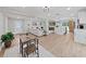 Open floorplan with kitchen, living room and dining area at 6902 E 29Th Ave, Tampa, FL 33619