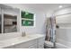 Clean bathroom with white vanity and shower/tub at 2395 19Th St, Sarasota, FL 34234