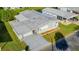 Single-story mobile home with driveway and landscaping at 34051 Brown Byu, Wesley Chapel, FL 33543