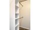 Spacious closet with shelving and hanging rods for convenient storage at 34051 Brown Byu, Wesley Chapel, FL 33543