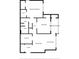 Floor plan of a condo with two bedrooms, two baths, kitchen, and screened balcony at 11901 4Th N St # 9302, St Petersburg, FL 33716