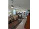 Open concept living and dining area with a view of the kitchen at 20006 Nob Oak Ave, Tampa, FL 33647