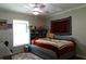 Cozy bedroom with built-in shelving and window seat at 20006 Nob Oak Ave, Tampa, FL 33647
