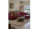 Comfortable living room with sectional sofa and coffee table at 20006 Nob Oak Ave, Tampa, FL 33647