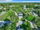 Charming blue two-story home nestled amongst lush greenery and mature shade trees at 3128 17Th N St, St Petersburg, FL 33713