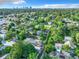 Aerial view showcasing home and surrounding properties in a lush neighborhood at 3128 17Th N St, St Petersburg, FL 33713