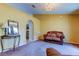 Cozy living room with a decorative console table and comfortable seating at 11009 Maybird Ave, Weeki Wachee, FL 34613