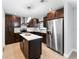 Modern kitchen with stainless steel appliances and island at 1422 W Wood St, Tampa, FL 33604