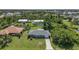 House view from above showcasing the home and surrounding area at 455 Lenoir Nw St, Port Charlotte, FL 33948