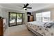 Main bedroom with balcony access and water views at 636 Yardarm Dr # 636, Apollo Beach, FL 33572