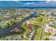 Wide aerial view of waterfront property and surrounding area at 636 Yardarm Dr # 636, Apollo Beach, FL 33572